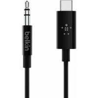 Перехідник Lightning - 3.5 mm audio + power RockStar Belkin (F7U079BT03-BLK)