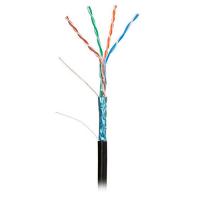 Network cable Kingda FTP 305m, cat 5e, CU, 4 pairs, 24AWG, PE, outside, black (KDFT8014)