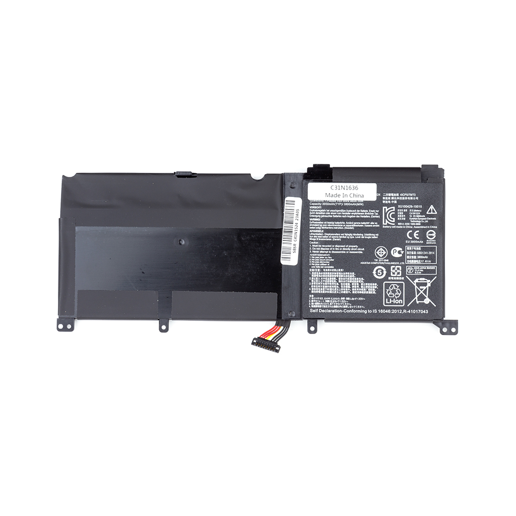 Акумулятор до ноутбука ASUS ROG G501VW (C41N1524) 15.2V 3950mAh (NB431472) Акумулятор до ноутбука ASUS ROG G501VW (C41N1524) 15.2V 3950mAh (NB431472)