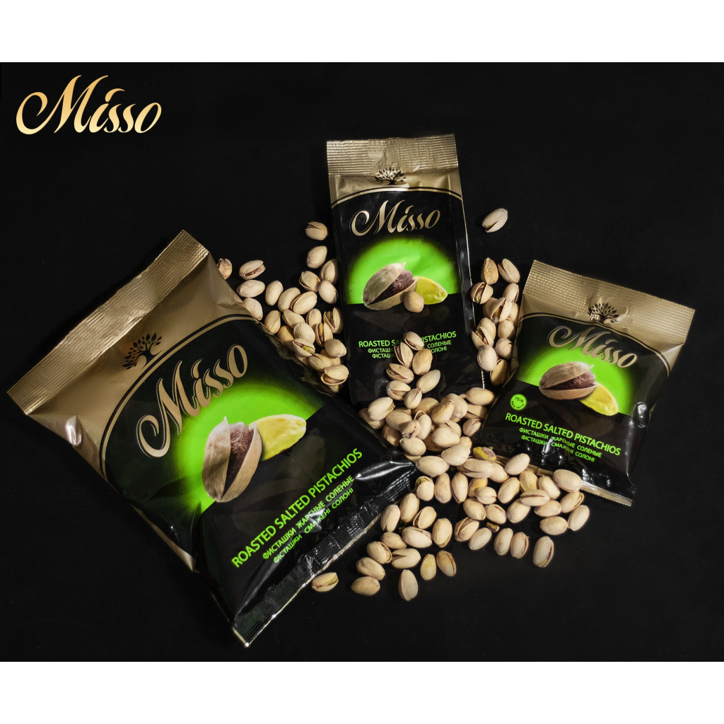 Горіхи Misso Фісташка смажена солона 150 г (4820232570272)