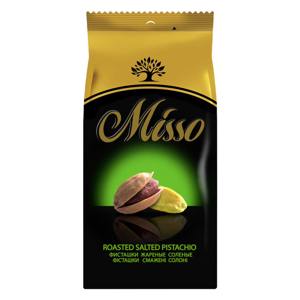 Горіхи Misso Фісташка смажена солона 150 г (4820232570272)
