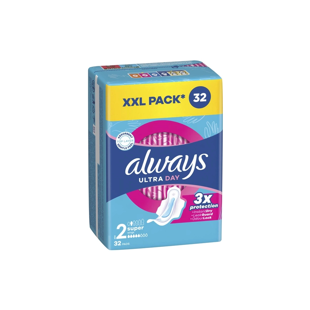 Гігієнічні прокладки Always Ultra Super (Розмір 2) 32 шт. (8700216861199)