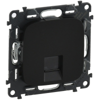 Комп'ютерна розетка Legrand Furniture RJ45 Кат.5е UTP Антрацит (753950)