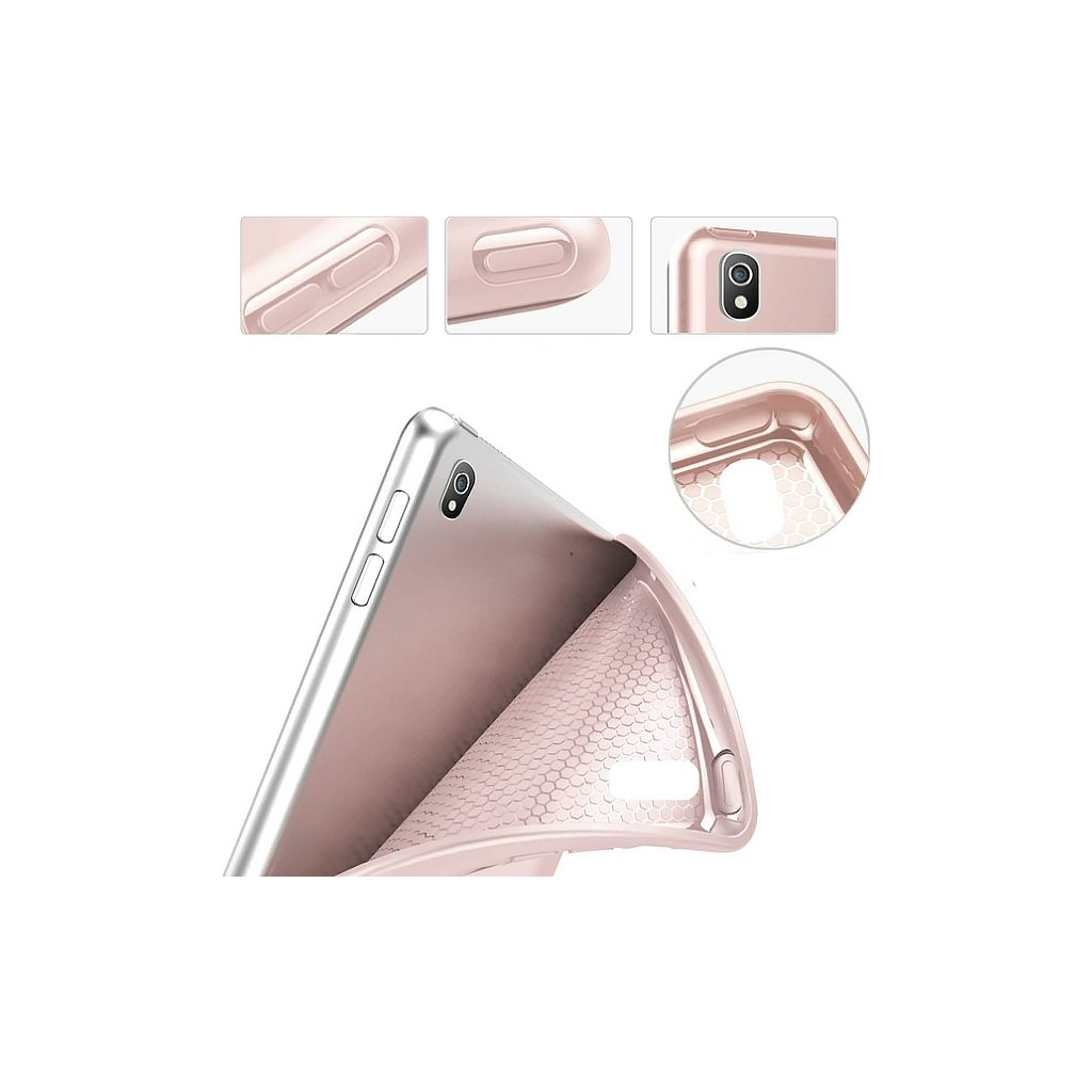 Чохол до планшета BeCover Tri Fold Soft TPU Silicone Apple iPad 9.7 2017/2018 A1822/A1823/A1893/A1954 Pink (708513)