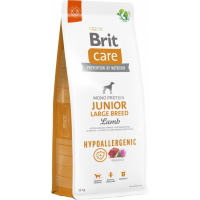 Dry food for dogs Brit Care Dog Hypoallergenic Junior Large Breed with lamb 12 kg (8595602559046)