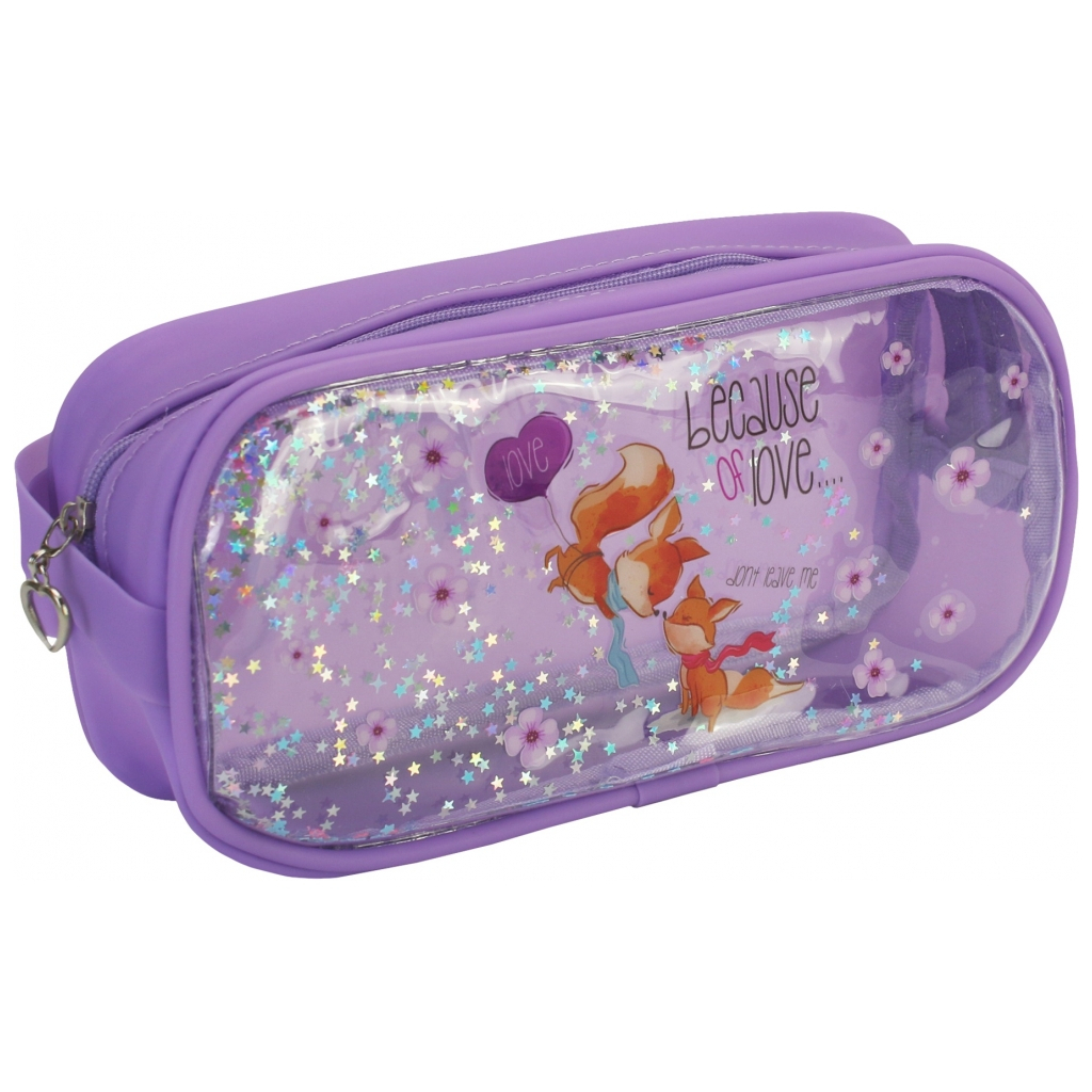 Пенал Cool For School 1 відділення Фіолетовий (CF87223) Пенал Cool For School 1 відділення Фіолетовий (CF87223)