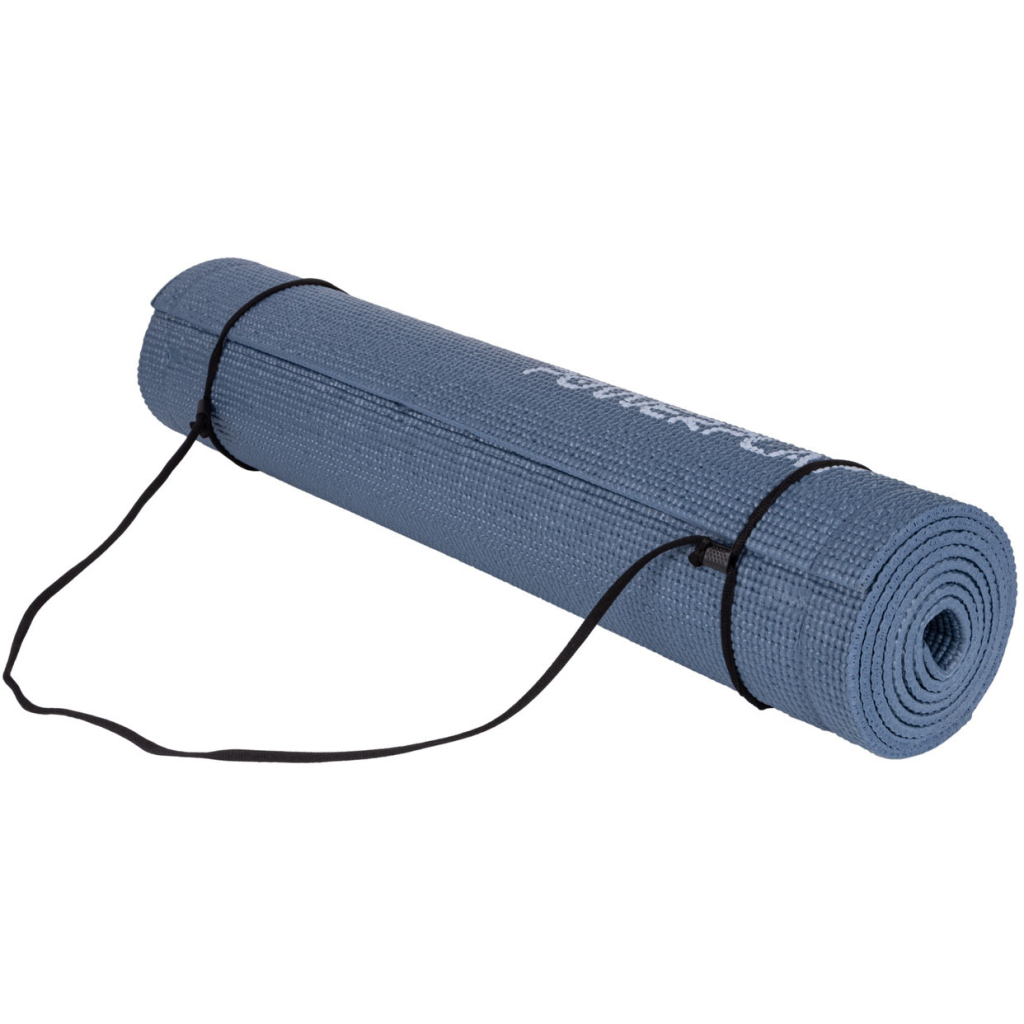 Килимок для йоги PowerPlay PVC Yoga Mat 173 x 61 x 0.6 см Темно-синій (PP_4010_Navy_(173*0,6))