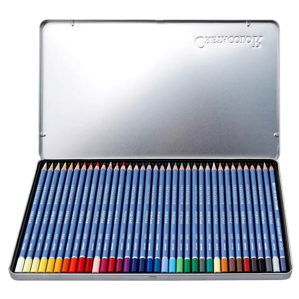 Олівці кольорові Cretacolor Marino акварельні 36 кольорів (9002592240360) Олівці кольорові Cretacolor Marino акварельні 36 кольорів (9002592240360)