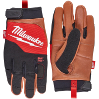 Milwaukee protective gloves with leather inserts, 10/XL (4932471914)