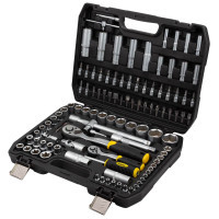 Sigma tool set of sockets and bits 1/4", 1/2" 110 pcs CrV mid (6003771)