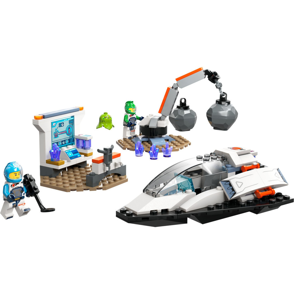 Конструктор LEGO City Космічний корабель і дослідження астероїда 126 деталей (60429)