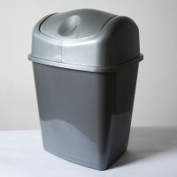 Garbage container MM Plast Metallic 14 l (MM 14/metallic)