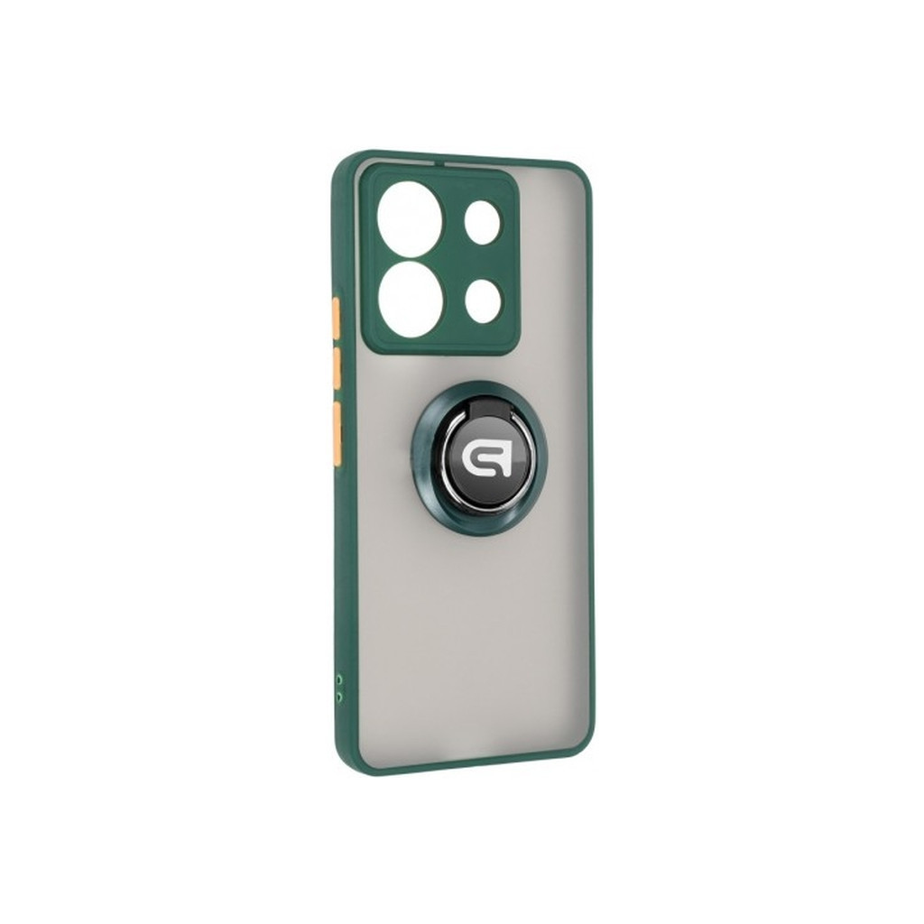 Чохол до мобільного телефона Armorstandart Frosted Matte Ring Xiaomi Redmi Note 13 Pro 5G / Poco X6 5G Dark Green (ARM72725) Чохол до мобільного телефона Armorstandart Frosted Matte Ring Xiaomi Redmi Note 13 Pro 5G / Poco X6 5G Dark Green (ARM72725)