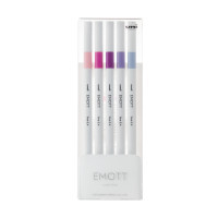 Liner UNI set Emott Floral Color 0.4 mm 5 colors (PEM-SY/5C.07FC)