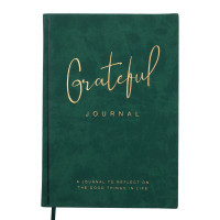Книга записна Buromax Grateful А5 96 аркушів, без лініювання зелений (BM.295019-04)