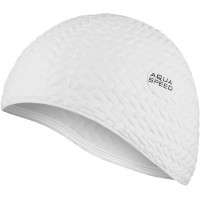 Шапка для плавання Aqua Speed Bombastic Tic-Tac 5717 117-05 білий Жін OSFM (5908217657176)