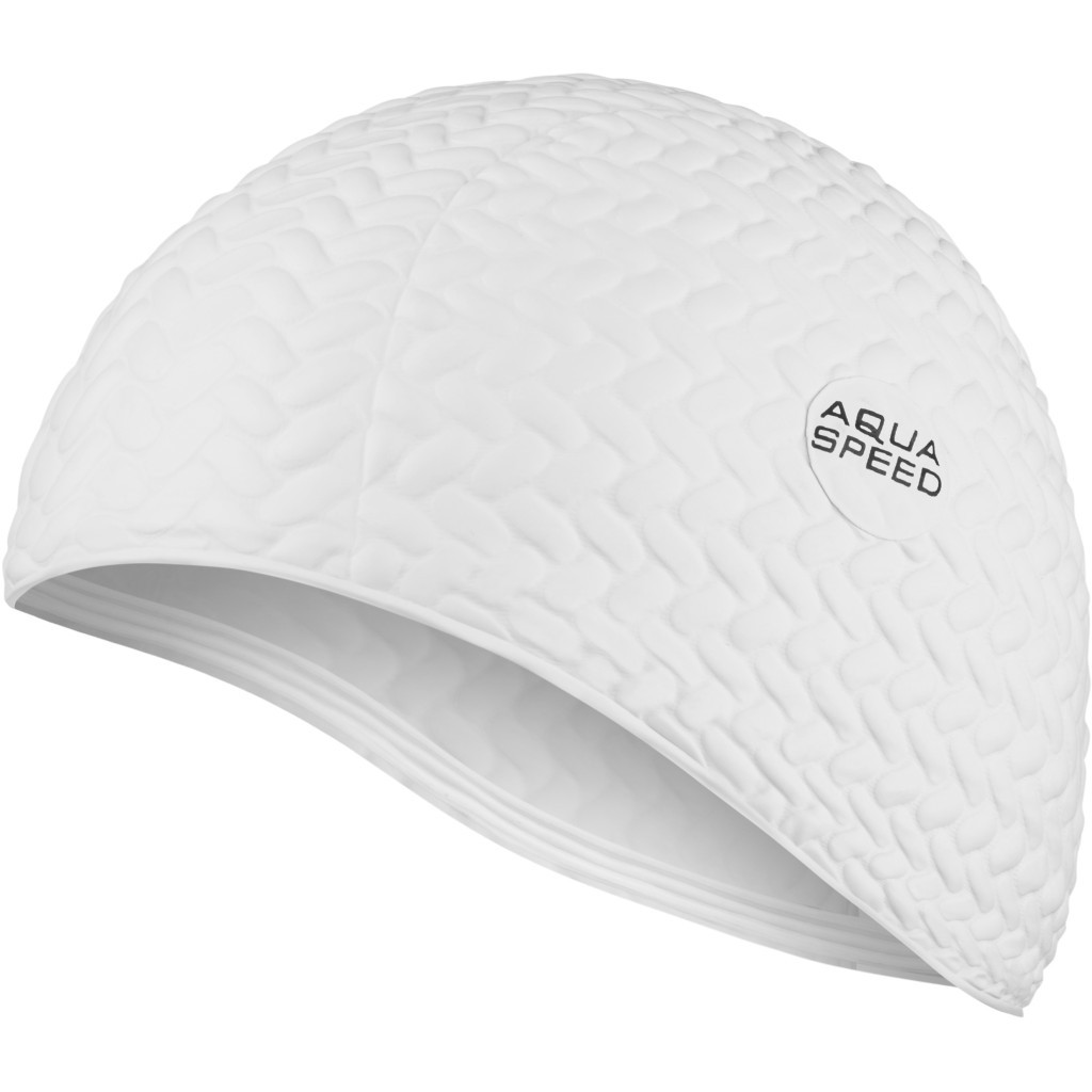 Шапка для плавання Aqua Speed Bombastic Tic-Tac 5717 117-05 білий Жін OSFM (5908217657176)