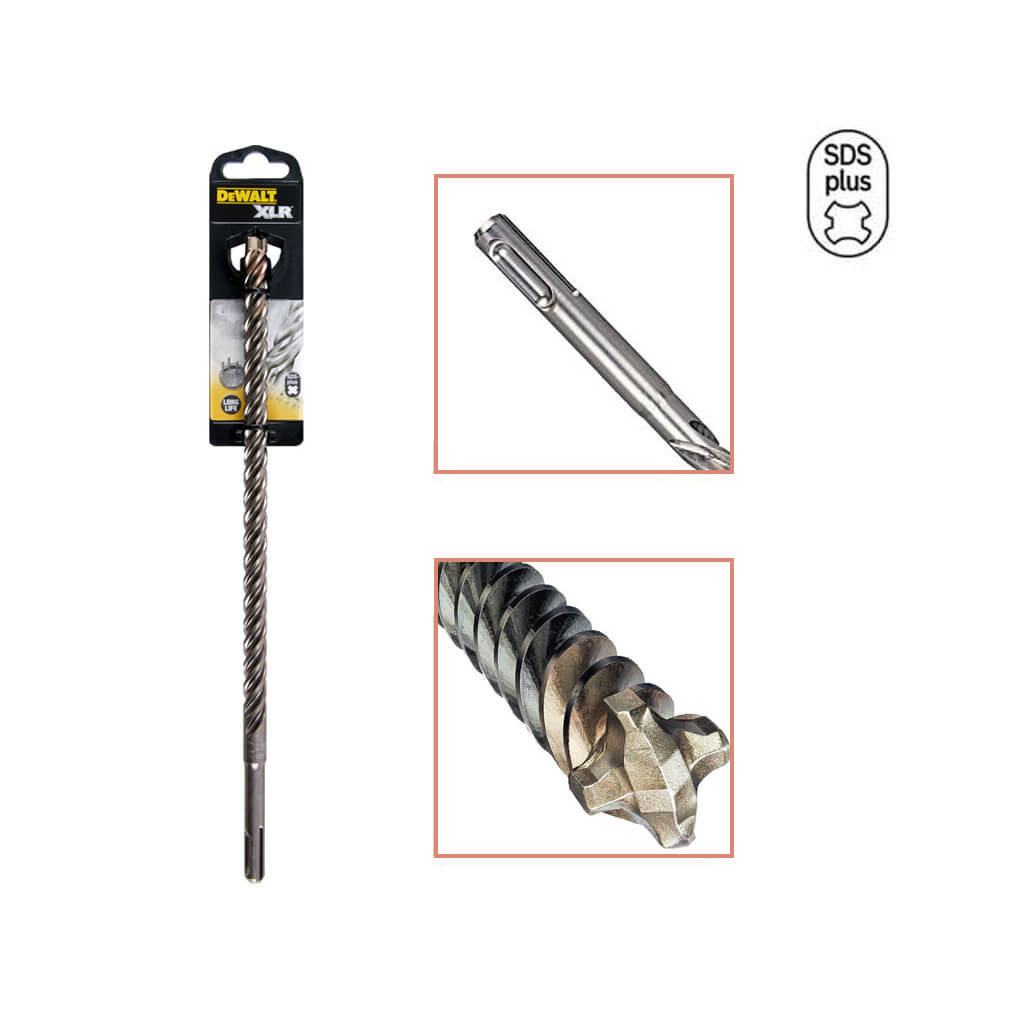 Бур DeWALT SDS-Plus, XLR, 4 кромки, 6x110x50 мм (DT8912)