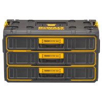 Tool box DeWALT TOUGHSYSTEM 2.0, 555x355x305 mm., module for 3 drawers (DWST08330-1)