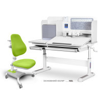 Desk with chair Mealux Winnipeg Multicolor + Omega (BD-630 WG/G+Y-220 KZ)
