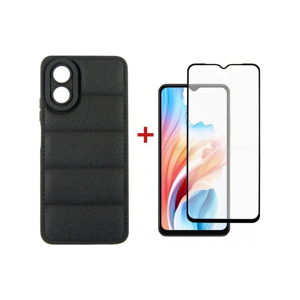 Чохол до мобільного телефона Dengos OPPO A18/A38 Case + Glass (Black) (DG-KM-70) Чохол до мобільного телефона Dengos OPPO A18/A38 Case + Glass (Black) (DG-KM-70)
