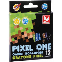 Colored pencils School boy Crayons Pixel One 12 colors (316121007-UA)