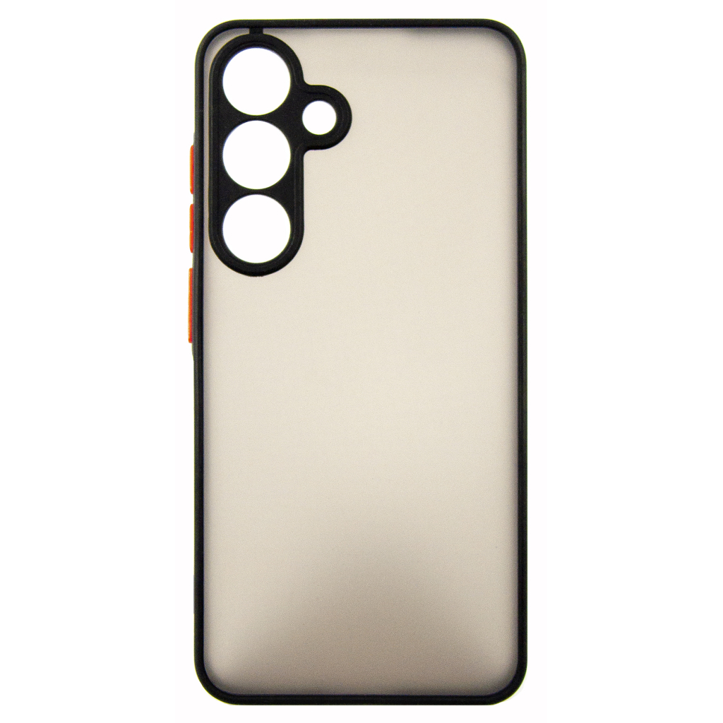 Чохол до мобільного телефона Dengos Samsung Galaxy S24 Matte + glass Black (DG-KM-109) Чохол до мобільного телефона Dengos Samsung Galaxy S24 Matte + glass Black (DG-KM-109)