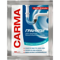 Pipe cleaner Carma Granules for cold water 60 g (4823098414490)