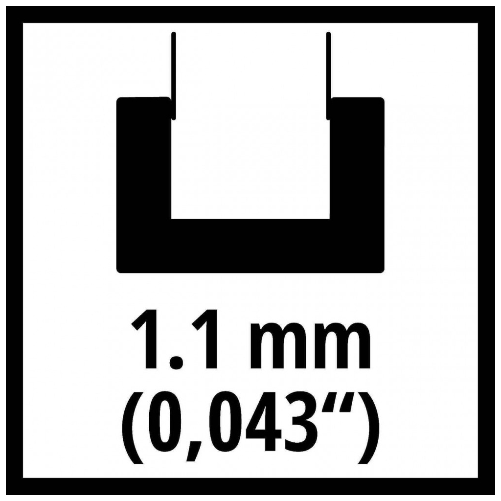 Шина для ланцюгової пили Einhell 20см, 1.1мм (4500194)