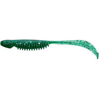 Fishing silicone Reins Curly Shad 3.5" 397 Motor Oil SP (14 pcs/pack) (1552.09.60)