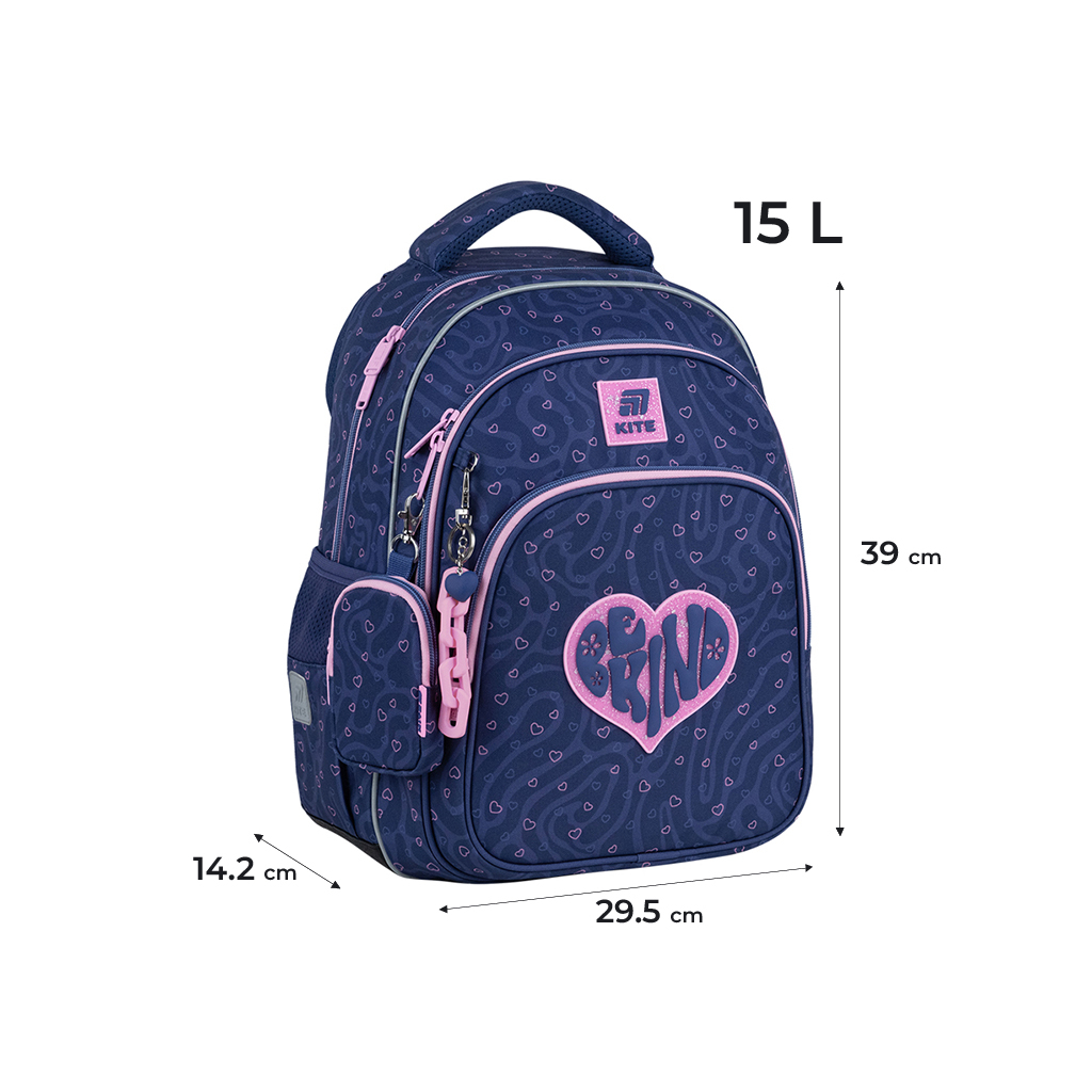 Рюкзак шкільний Kite Education 763M Be Kind (K25-763M-4)