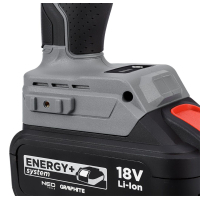 Гайковерт Graphite Energy+ 18V, безщітковий, 2600об/хв, 330Нм, 1/2", 0.9кг (без АКБ та ЗП) (58G028-1)