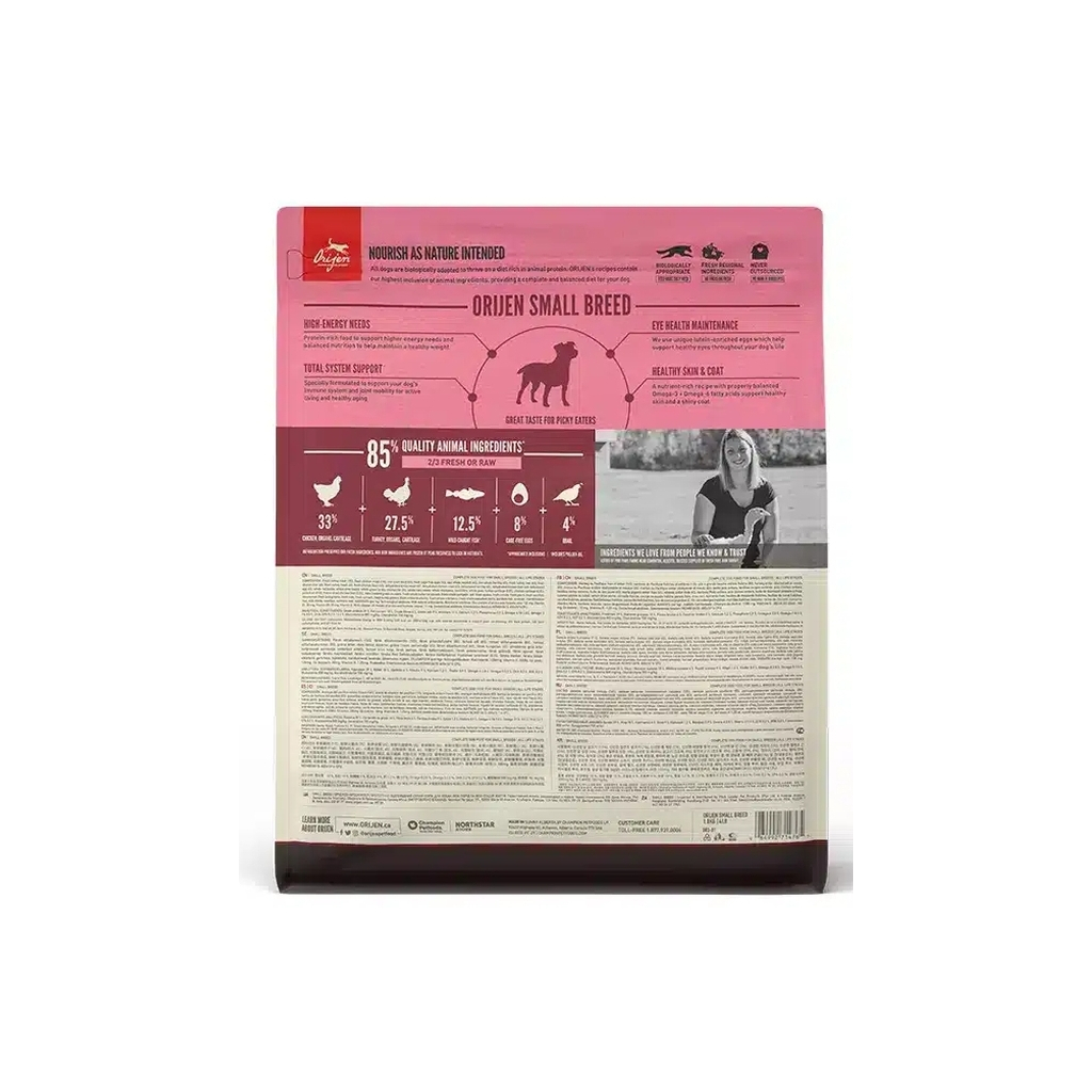 Сухий корм для собак Orijen Small Breed 1.8 кг (0064992714765)