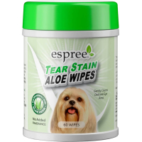 Вологі серветки для тварин Espree Aloe Tear Stain Wipes 60 шт. (0748406012783)