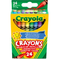 Crayola wax colored pencils, 24 pcs (0024)