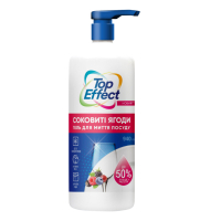 Detergent for manual dishwashing Top Effect Juicy berries 940 ml (4820255111575)
