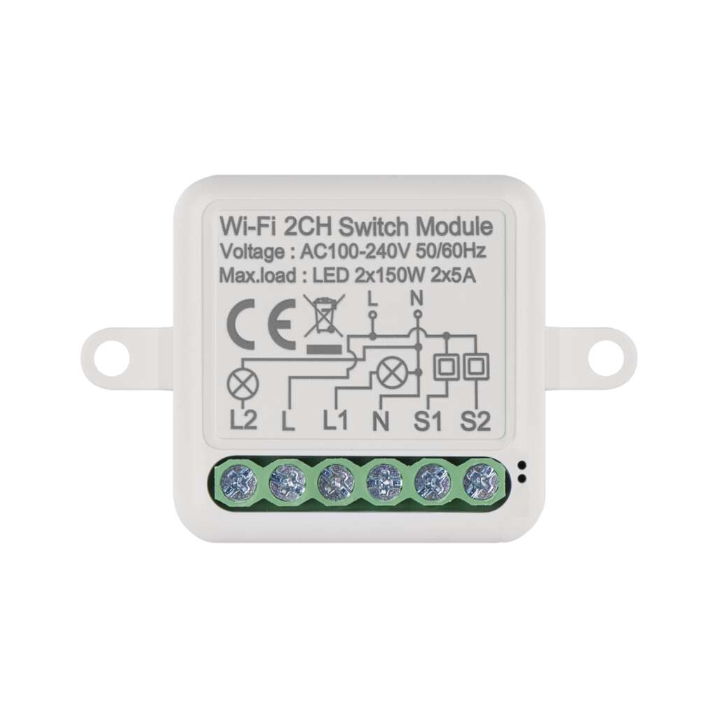 Модуль управління розумним будинком EMOS H5106 WiFi 2-Channel (H5106) Модуль управління розумним будинком EMOS H5106 WiFi 2-Channel (H5106)