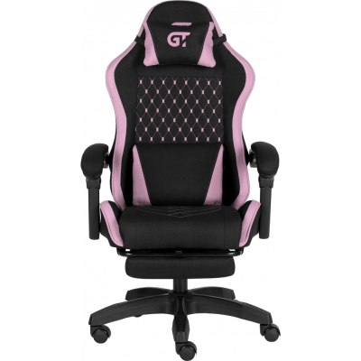 Крісло ігрове GT Racer X-2339 Black/Pink (X-2339 Fabric Black/Pink)