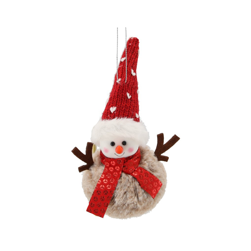 Ялинкова іграшка Chomik Санта, ведмедик, сніговик 10 х 12 см (5900779900561_1) Ялинкова іграшка Chomik Санта, ведмедик, сніговик 10 х 12 см (5900779900561_1)