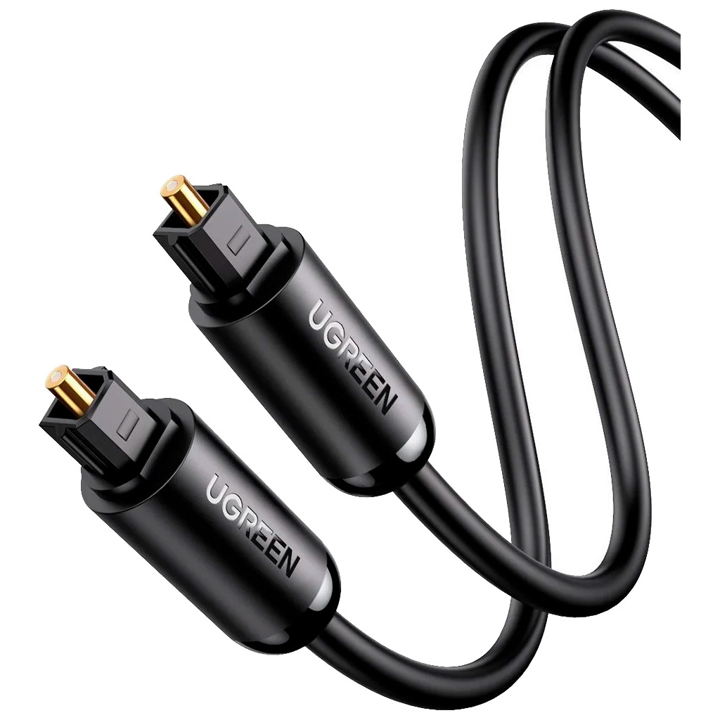 Кабель мультимедійний Optical Toslink 3.0m AV122 black UGREEN (70893)