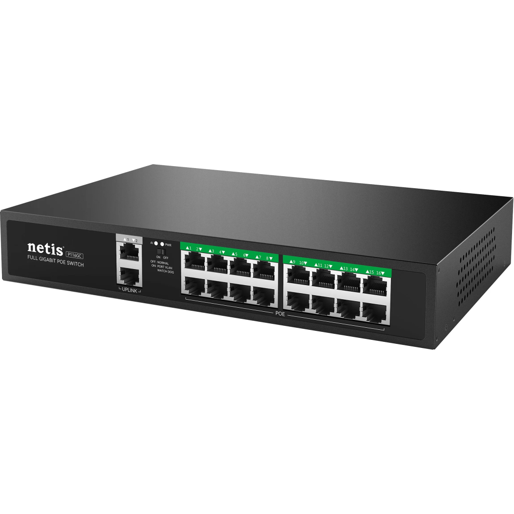 фото Коммутатор неуправляемый Netis Systems P116GC 2