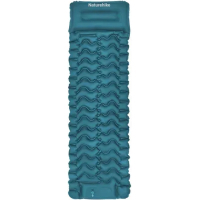 Матрац надувний Naturehike CNK2550WS019, 200х60х6.5 см, синій, із мішком для надування (6977465869647)
