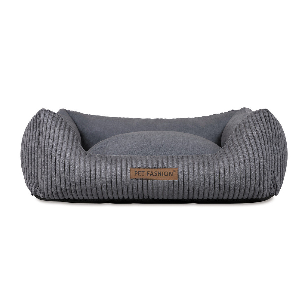 Лежак для тварин Pet Fashion DEVID 62х50х19 см темно-сірий (4823082444519) Лежак для тварин Pet Fashion DEVID 62х50х19 см темно-сірий (4823082444519)