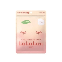 Lululun Premium Face Mask Peach from Yamanashi 7 pcs (4582305065916)