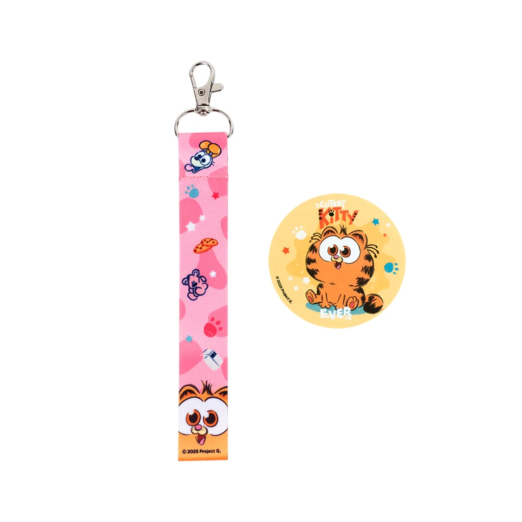 Бейдж Kite набір на липучці та підвіска Garfield (GF25-3010) Бейдж Kite набір на липучці та підвіска Garfield (GF25-3010)