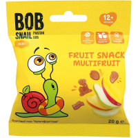 Children's snacks Bob Snail fruit multifruit 20 g (1740856)