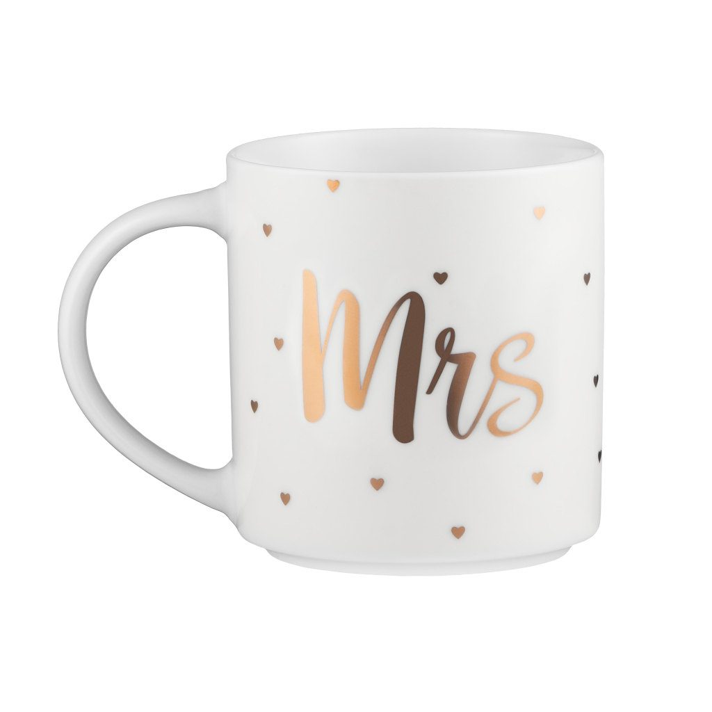 Чашка Ardesto Mrs, 280мл, порцеляна, білий (AR3499)