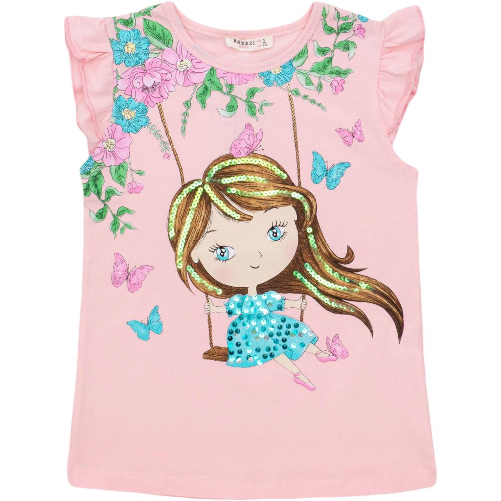 Набір дитячого одягу Breeze з дівчинкою (16409-116G-pink)