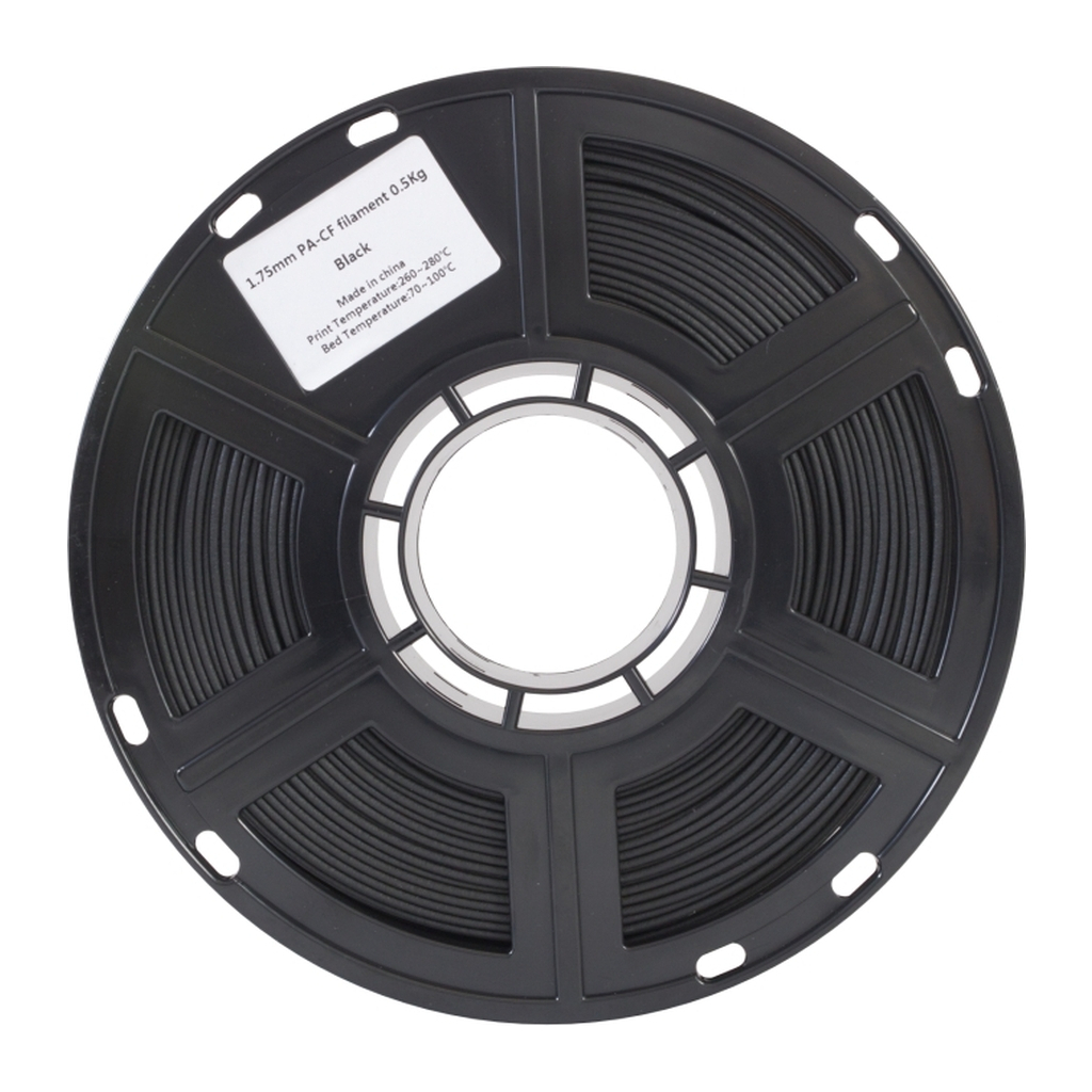 Пластик для 3D-принтера Flashforge PA-CF Carbon 1,75mm 0,5kg Black (PA-CF)