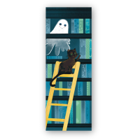 Bookmarks for Lyutsink's books "Ghosts and Kittens. In the library" 1 pc. (LK000000156) (2000000000156)